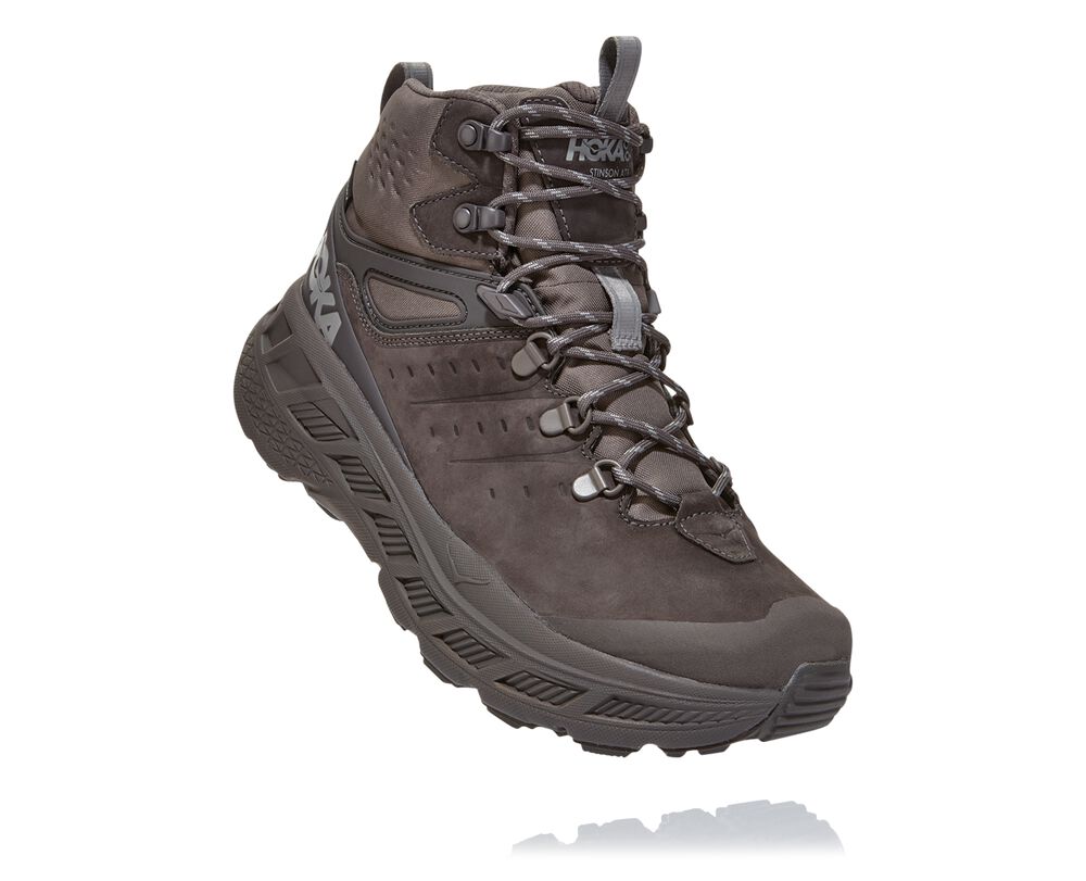 Hoka One One Stinson Mid GORE-TEX Vandringskängor Herr MörkGrå/MörkGrå - SE-2931874